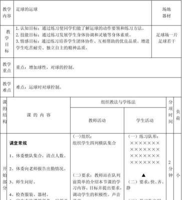 全面掌握足球单脚技巧的教学方法（提升足球技术水平的关键要素）
